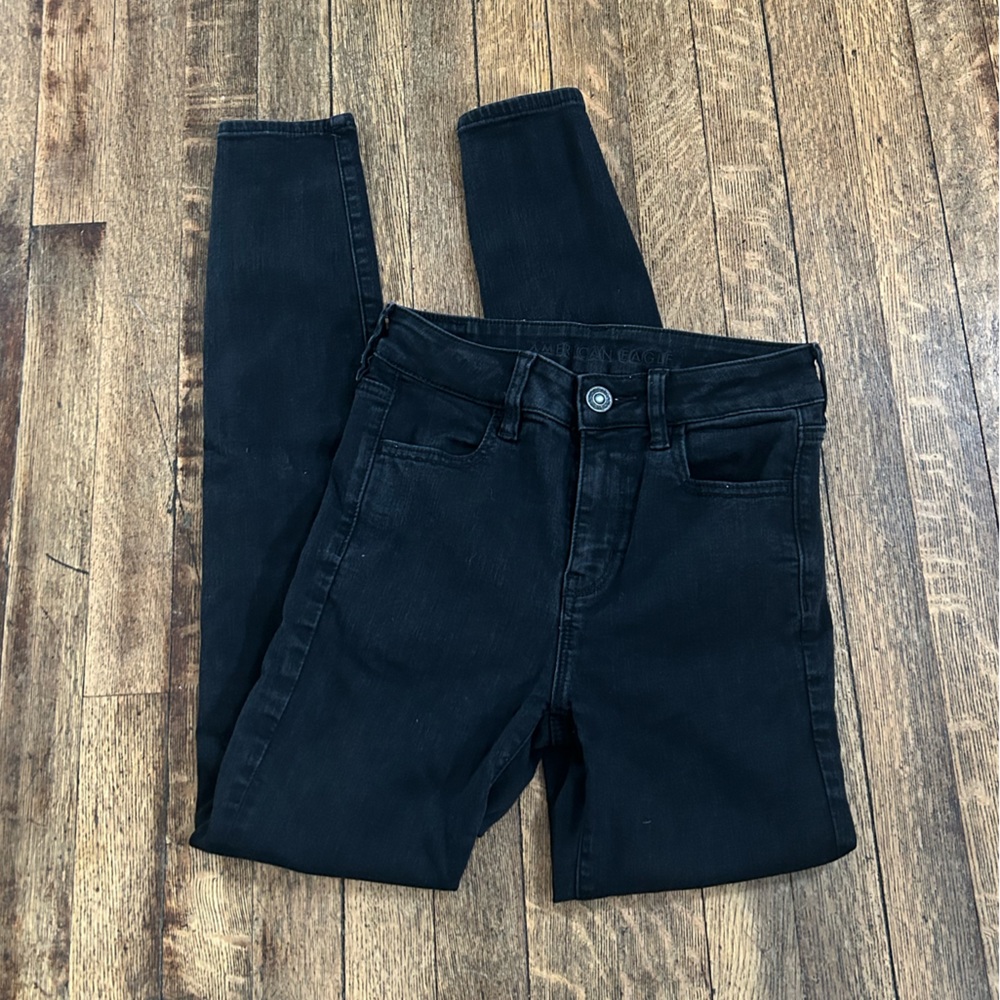 American Eagle Black Skinny Jeans